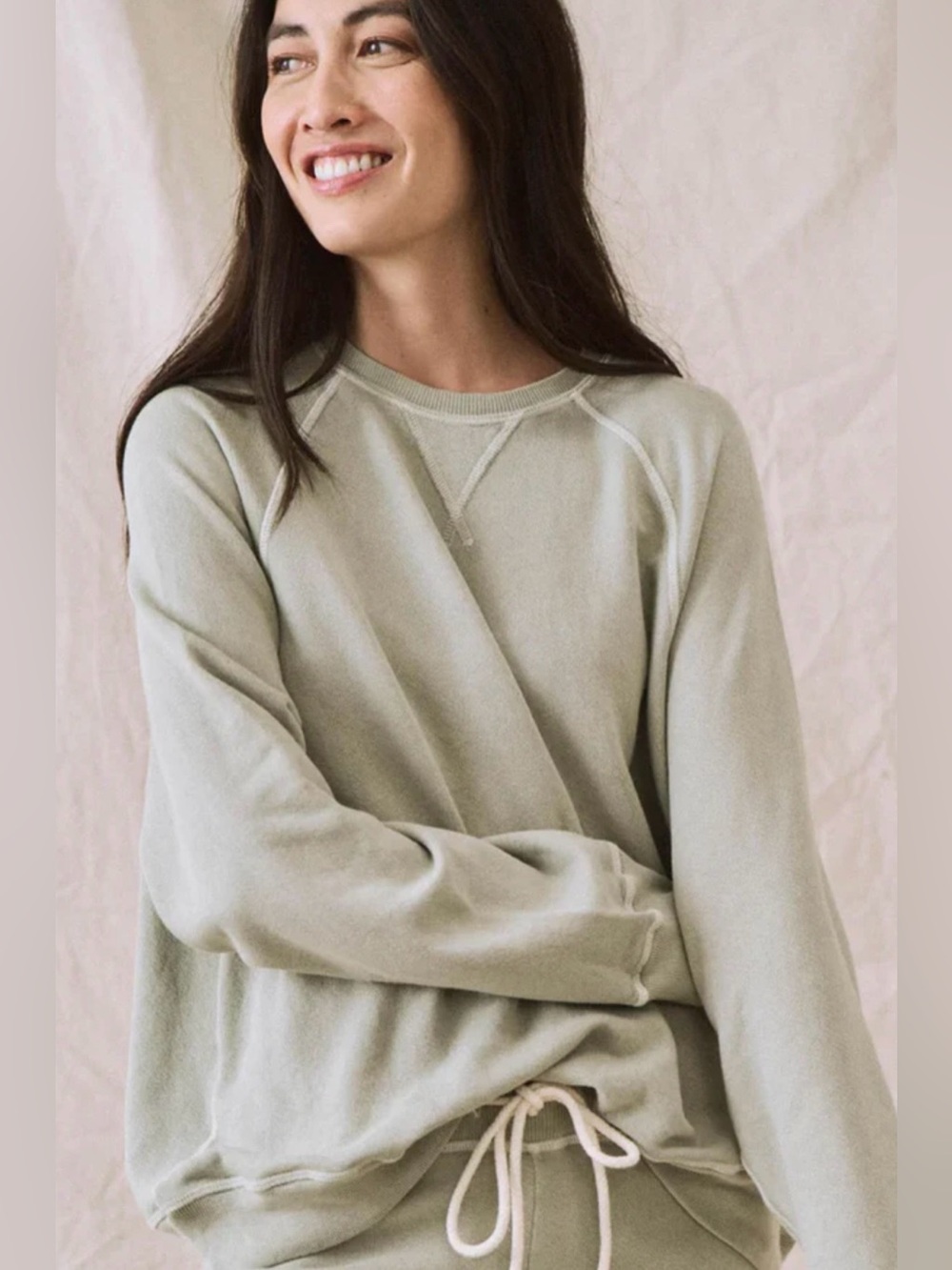The Great “The Slouch Sweatshirt” – Seafoam Green